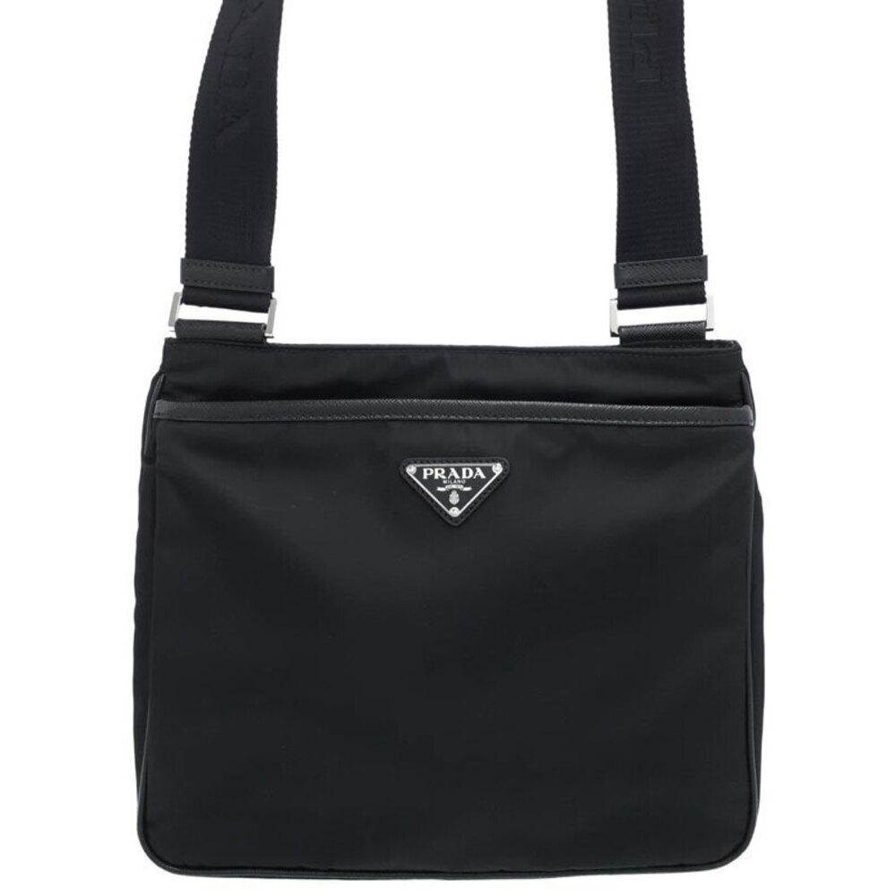 Prada Shoulder Messenger Black Crossbody Bag Re - Picture 2 of 9